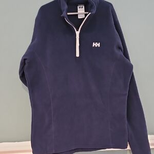 Womans Helly Hansen Dark Blue Half-Zip Fleece